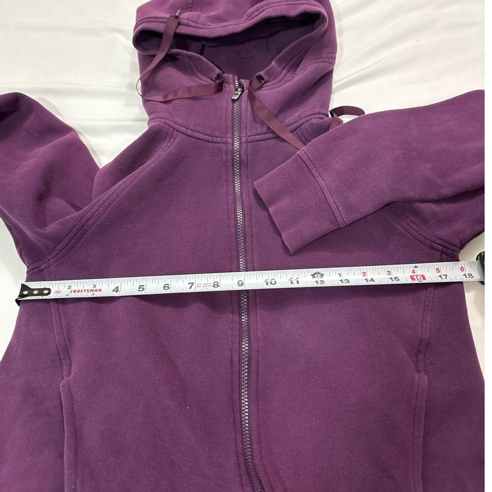 Lululemon Women’s 6 Fleece Please Hoodie Darkest Magenta Gym Athleisure Outdoors - Picture 10 of 11